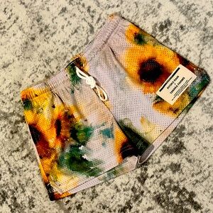 Ryoko Rain Tanaka Colorful Mesh Unisex Kids Shorts